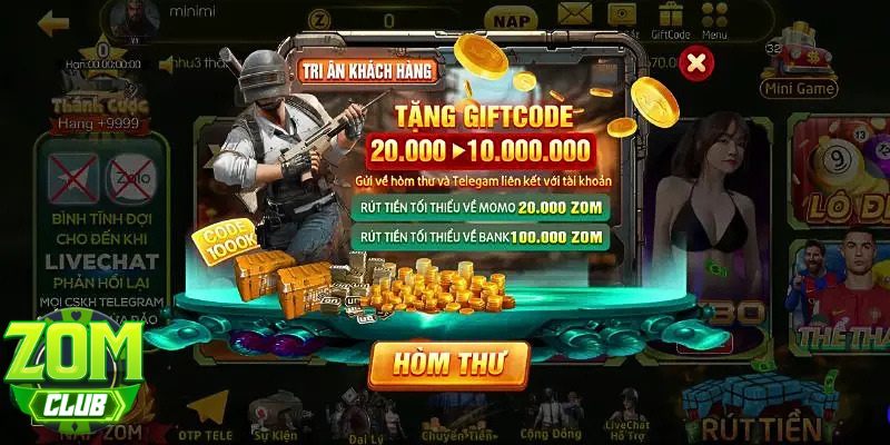 Khuyến mãi Zomclub